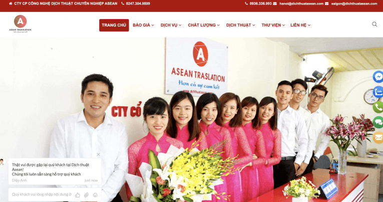 Công ty dịch thuật Asean