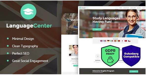 Language Center là mẫu web trung tâm ngoại ngữ bạn không nên bỏ qua.