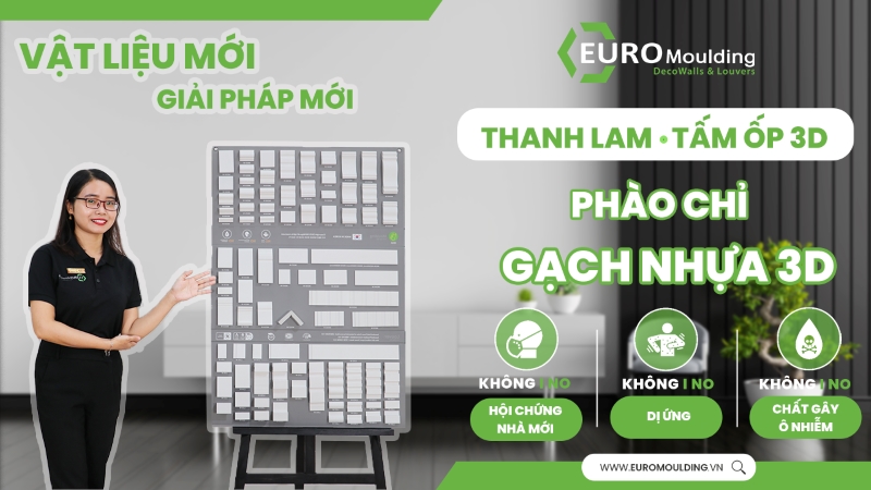 đơn vị cung cấp tấm nhựa ốp tường EURO Moulding