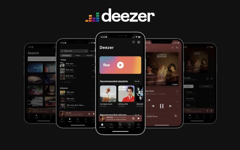 so sánh deezer và spotify về kho nhạc