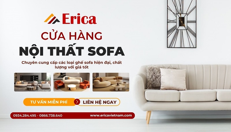 ERICA Việt Nam - Cửa hàng bán sofa cao cấp, giá tốt