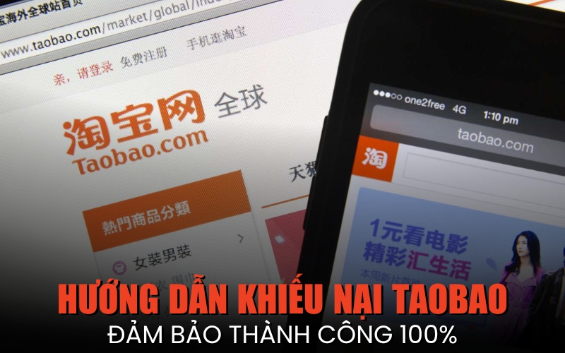 Cách Khiếu Nại Taobao Trên Hệ Thống Alibaba Đơn Giản, Nhanh Chóng