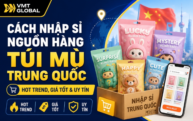 Cách Nhập Sỉ Nguồn Hàng Túi Mù Trung Quốc Hot Trend, Giá Tốt & Uy Tín