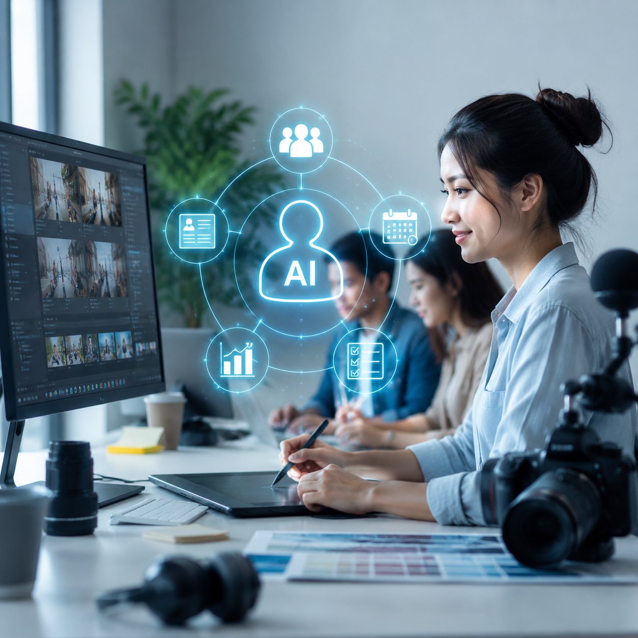 Ứng dụng AI cho phòng nhân sự đội ngũ multimedia
